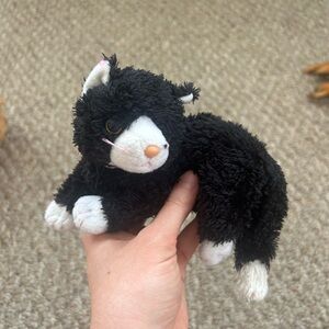 Booties TY Beanie Babies Black and White Plush Cat Toy